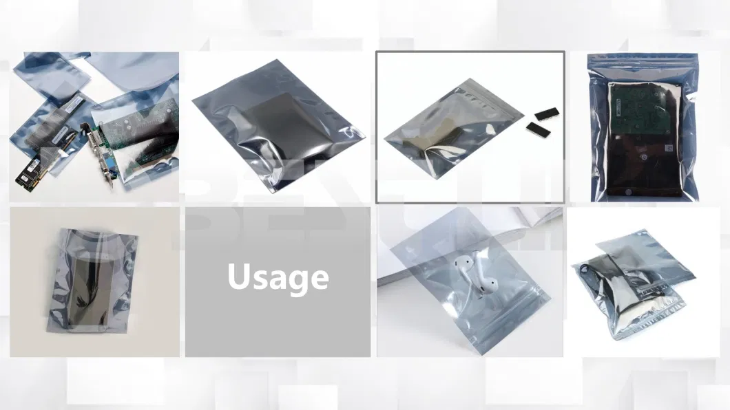ESD Bags Anti-Static Shielding Bags E-Products Protective Packaging Materials with Custom Printed